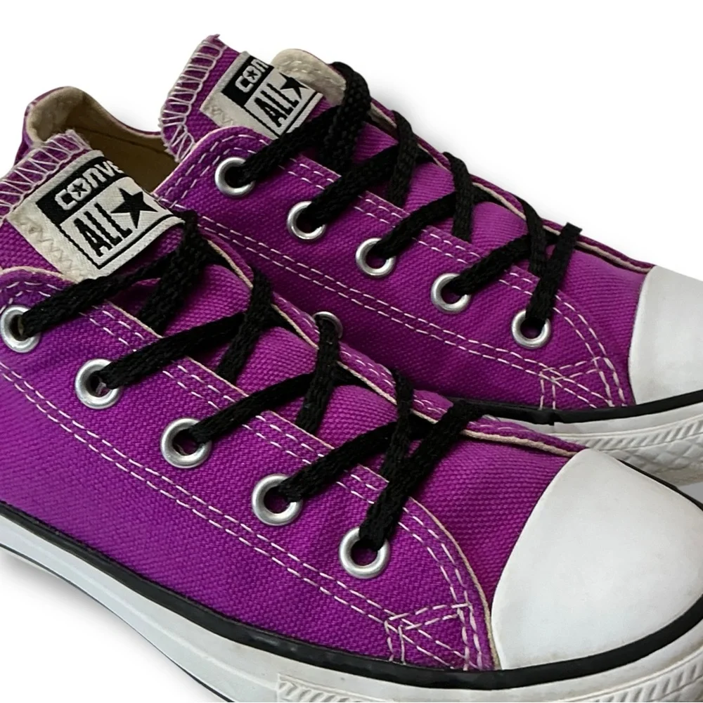Converse Violet Canvas Sneakers US Youths Size 13
